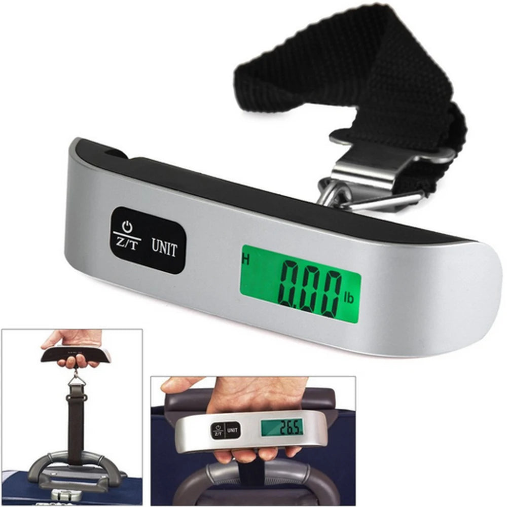NEW Electronic Luggage Scale Digital LCD Hanging Scare for Suitcase Travel Weighs Baggage Bag Weight Balance Tool