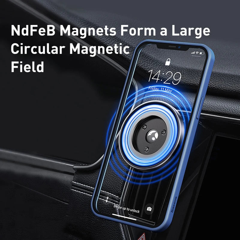 Baseus Magnetic Car Phone Holder Air Vent Universal for iPhone 13 14 15 Pro Smartphone Car Phone Stand Support Clip Mount Holder