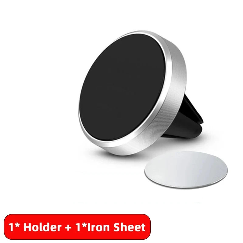 Magnetic Car Phone Holder Universal Mobile Phone Air Vent Mount Holder In Car Smartphone Stand Magnet Holder For iPhone Samsung