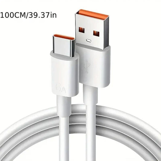 USB Type C Fast Charging Cable 3.3ft/1m - High-Speed Data Sync & Safe
