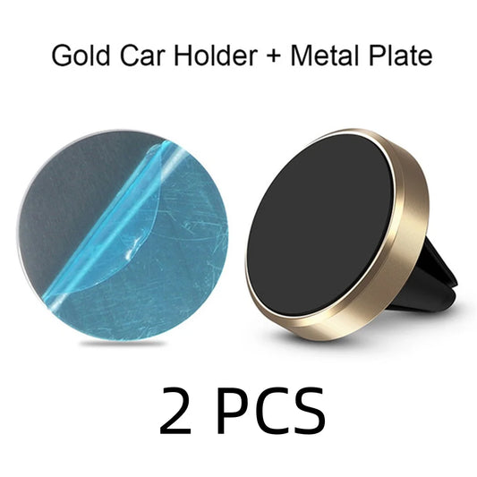 Magnetic Car Phone Holder — Universal Air Vent Mount for iPhone & Android