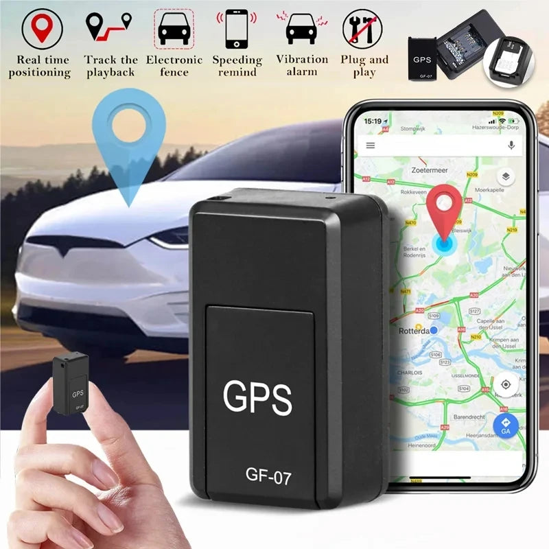 Mini Portable GPS Tracking Device GF07 Car GPS Tracker Vehicle GPS Locator Strong Magnetic Anti-lost Precise GPS Position APP