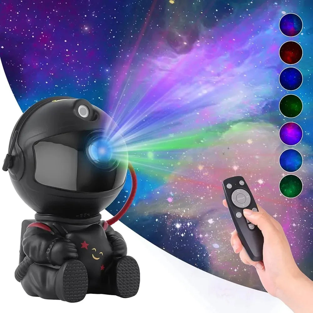 Galaxy Star Projector Night Light Astronaut Space Ceiling LED Lamp for Bedroom Home Decor Kids Gift - Starry Nebula Projector