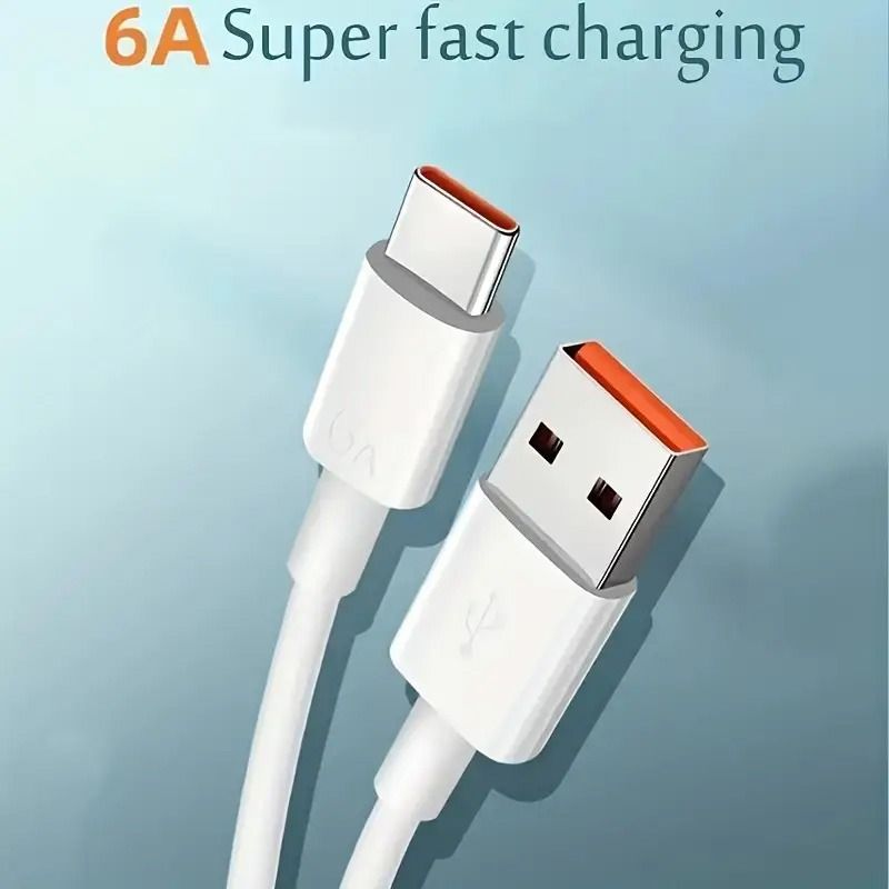 USB Type C Fast Charging Cable 3.3ft/1m - High-Speed Data Sync & Safe
